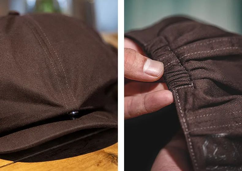 SHELBY - Workwear WAXED COTTON Newsboy Cap