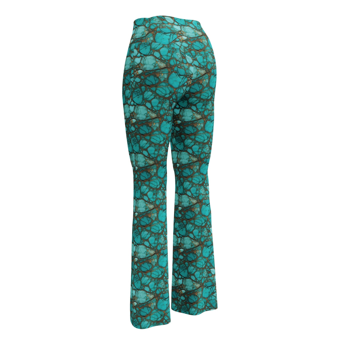 All Turquoise Flare Leggings