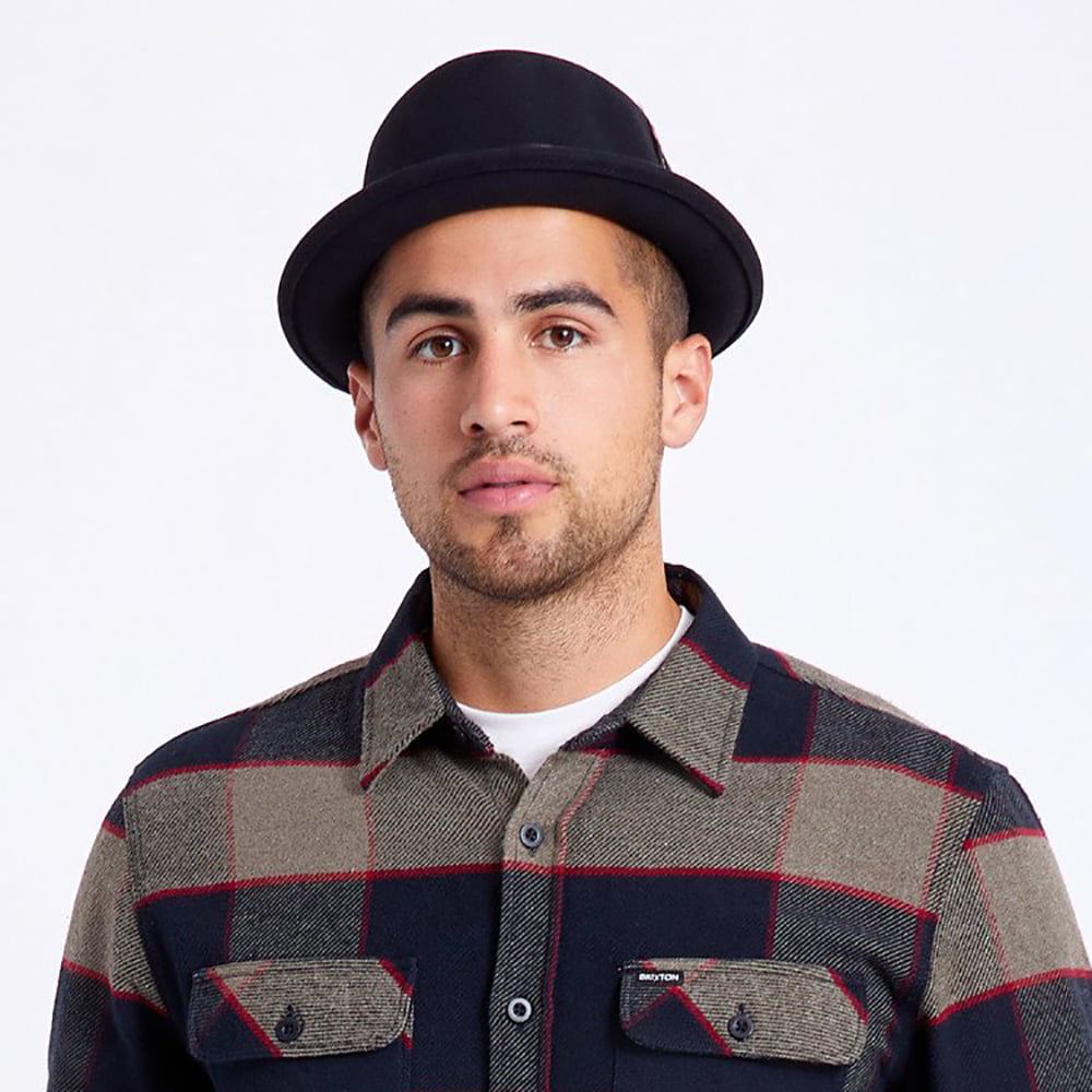 Tienda Brixton Hats Stout Wool Felt Pork Pie Hat - Black