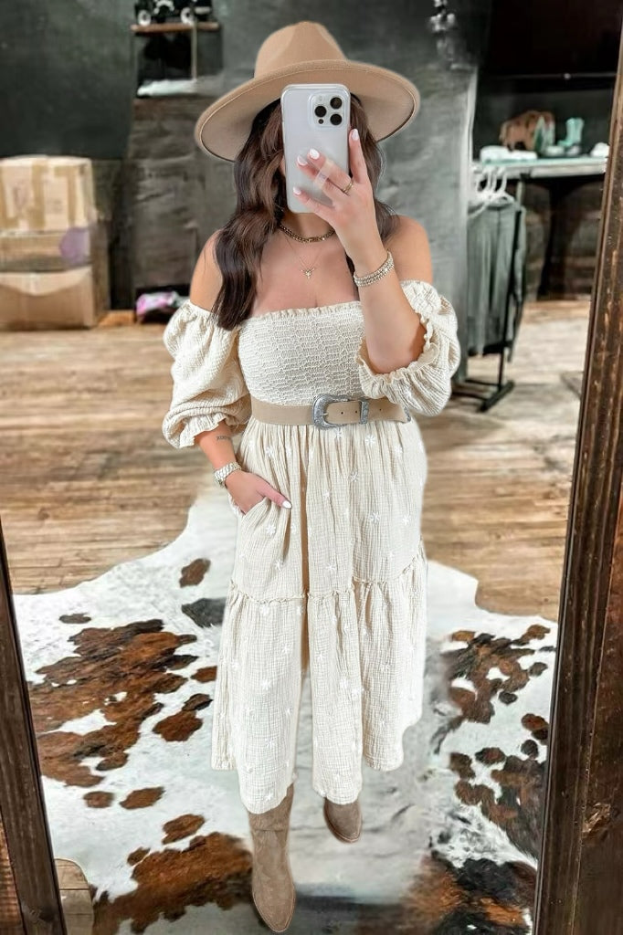 Women Western Boho Dress-Three Color