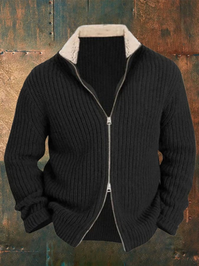 Men's Vintage Knit Cardigan