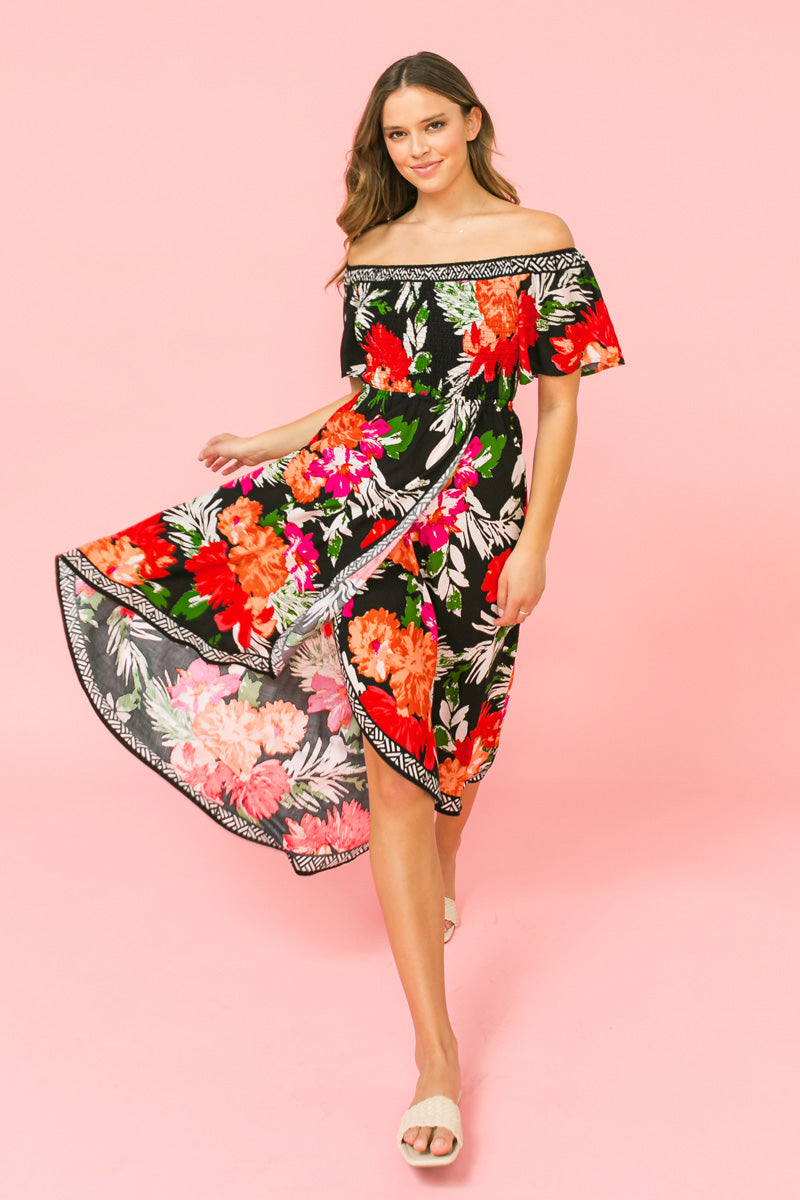 What I like About You Floral Midi Dress