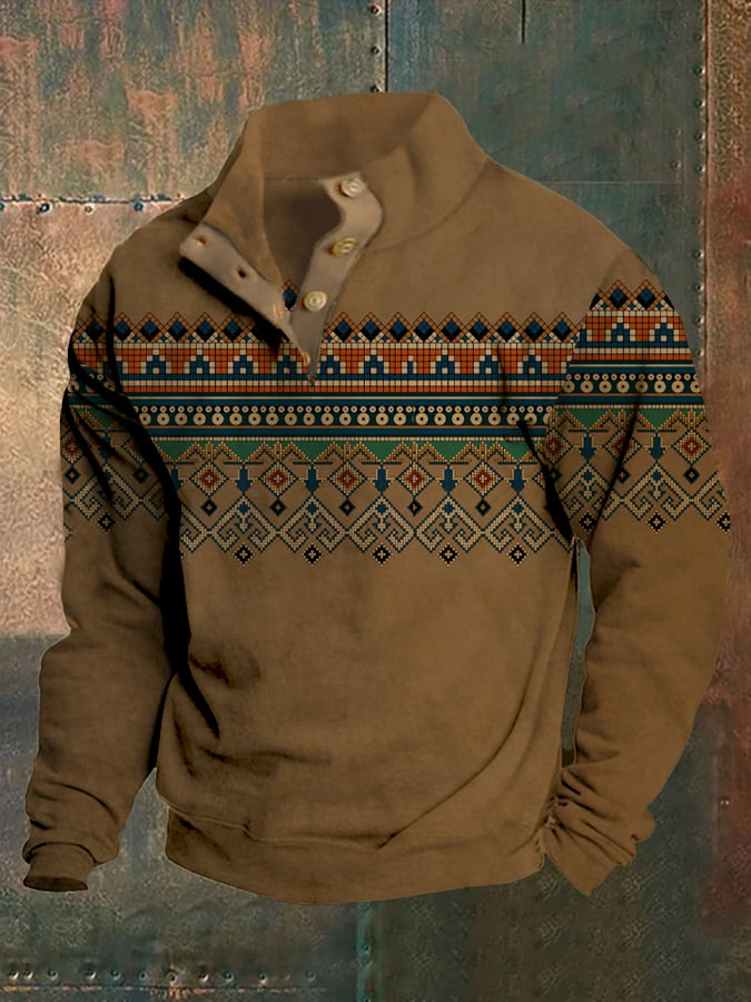 Men's Casual Bohemian Sweatshirt