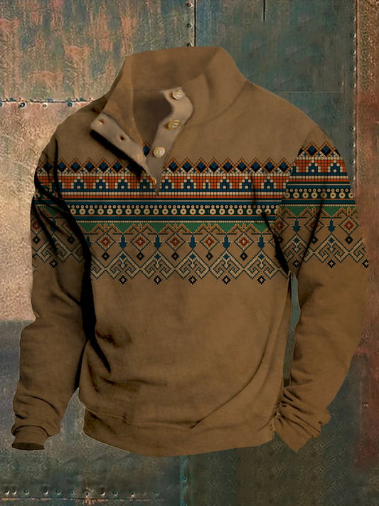 Men's Casual Bohemian Sweatshirt