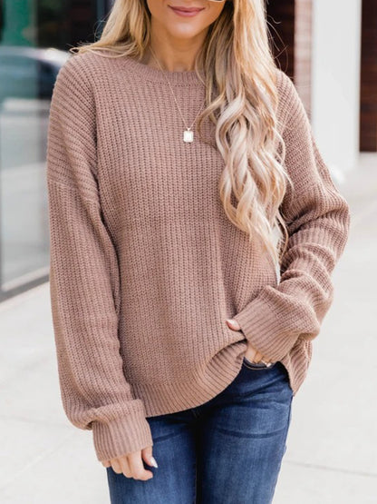 Warm Plain Casual Sweater