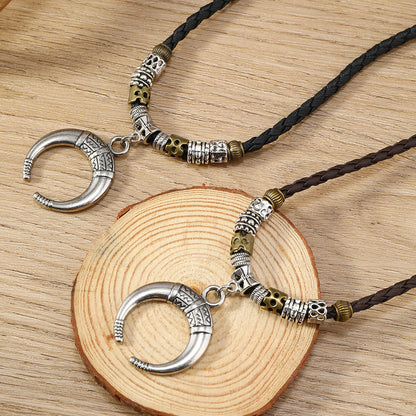 Women's Bohemian Crescent Necklace