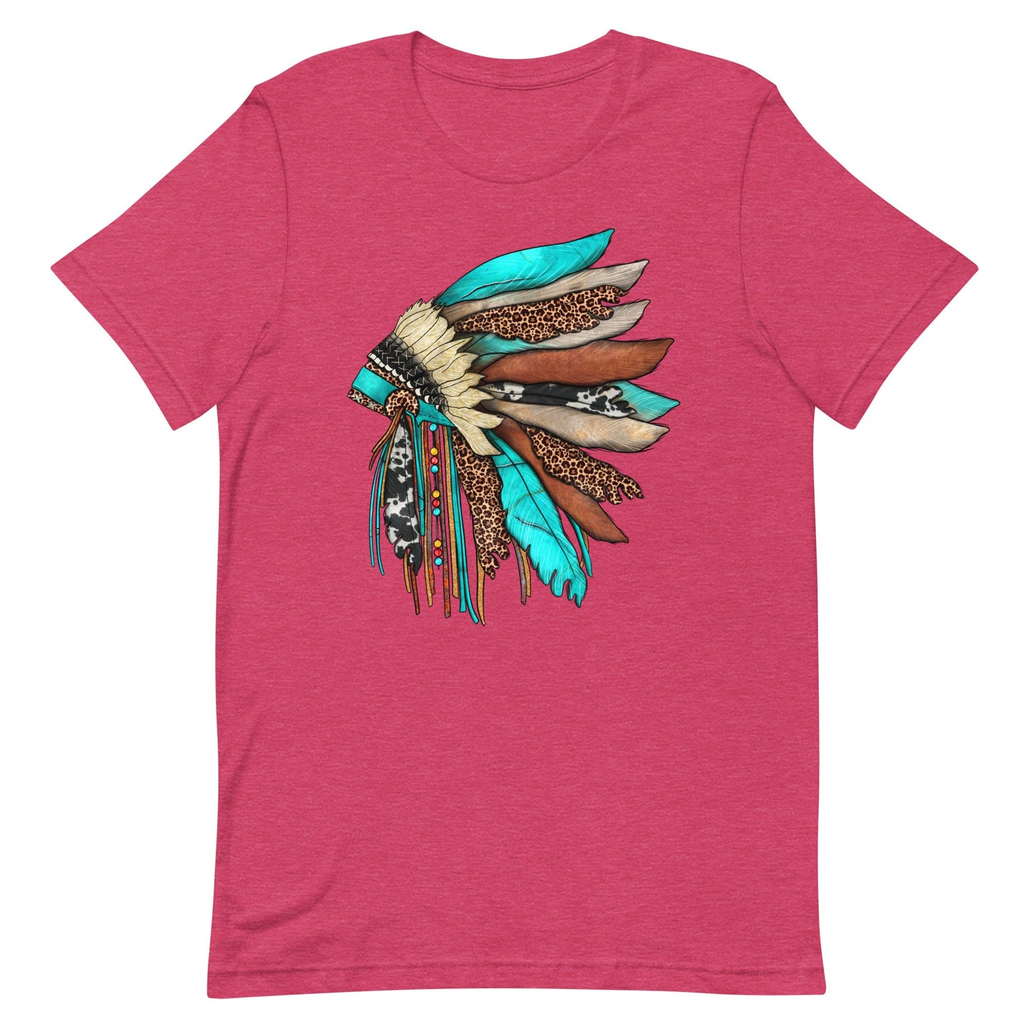 Turquoise Head Dress Unisex Tee