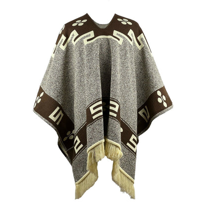 Back to the Future inspired Cowboy Poncho Serape replica handmade of Alpaca wool