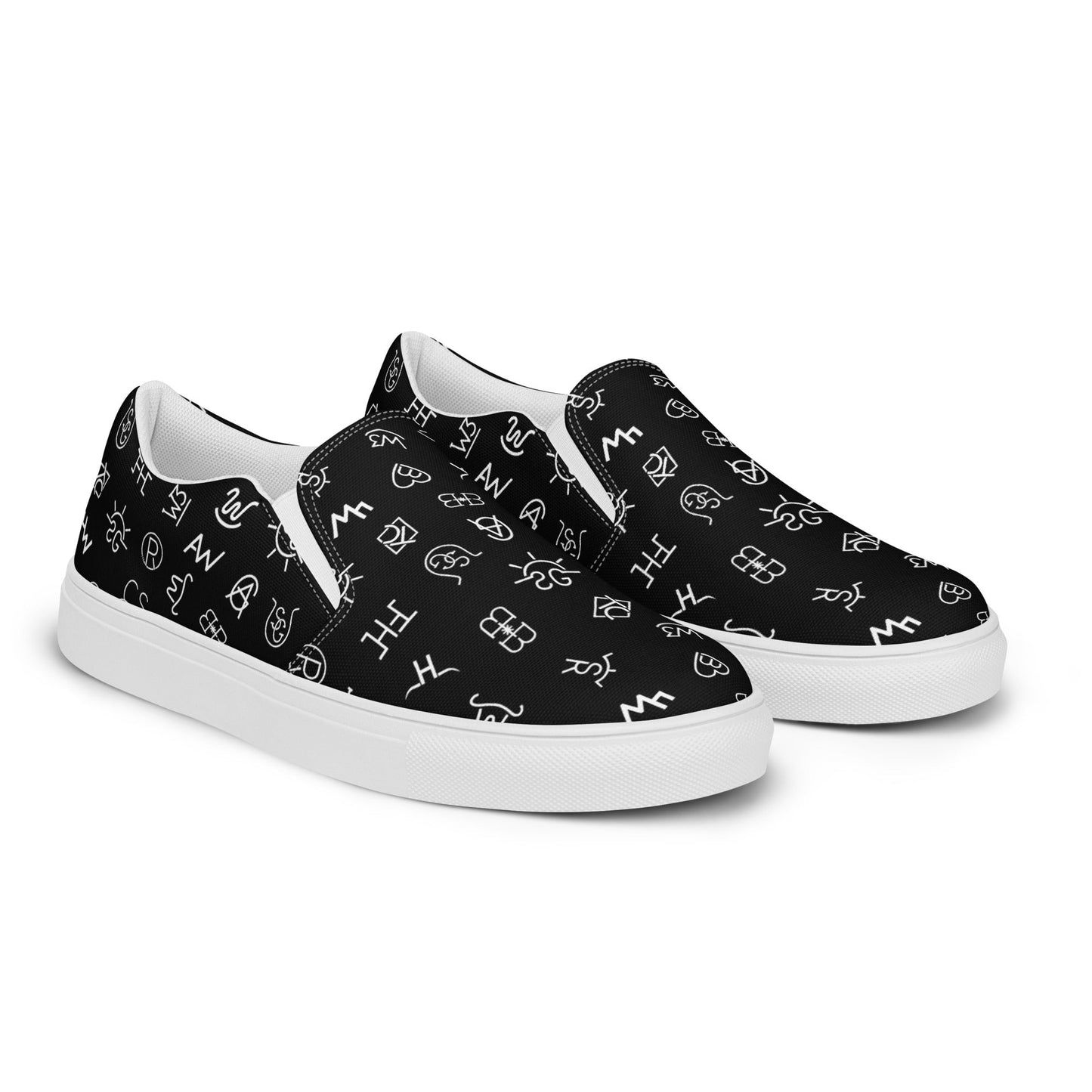 Cattle Brands Women__ Slip-on Canvas Shoes