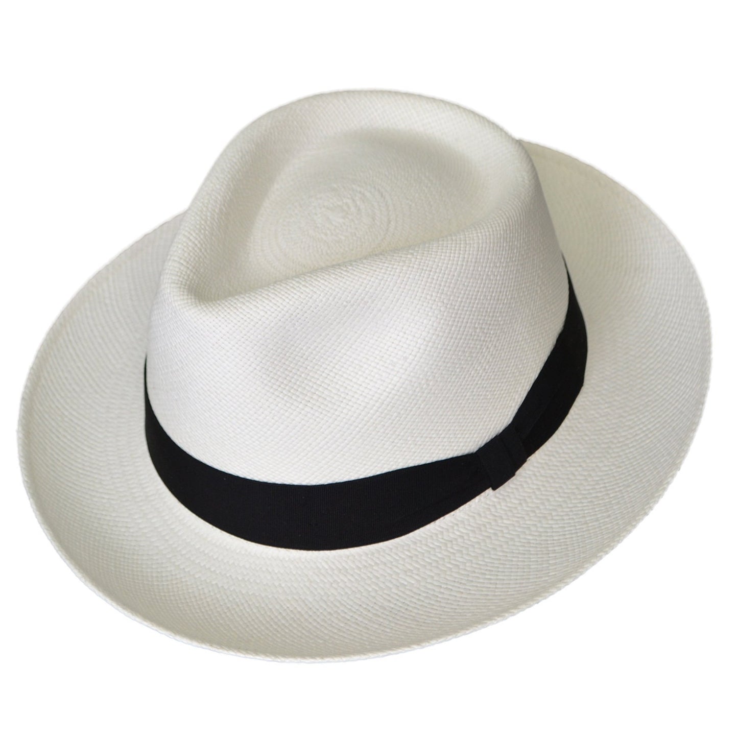 Advanced Original Panama Hat-White Straw | Brisa Weave-Handwoven in Ecuador(HatBox Included)-Fedora