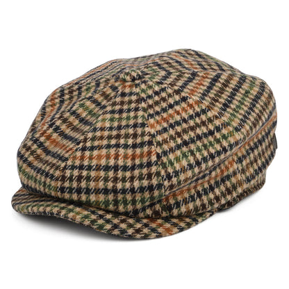 PEAKED CAPS Genuine Scottish 8 Panels Cap-Harris Tweed