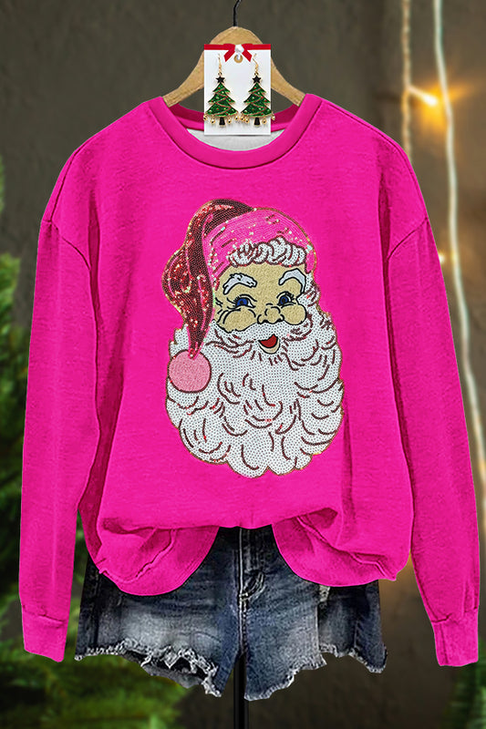 Santa Sequined Sweatshirt