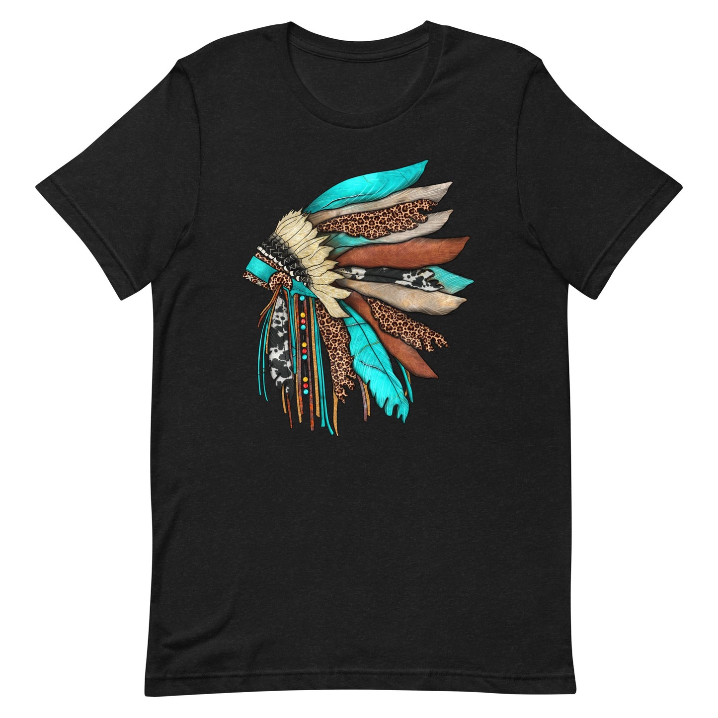 Turquoise Head Dress Unisex Tee