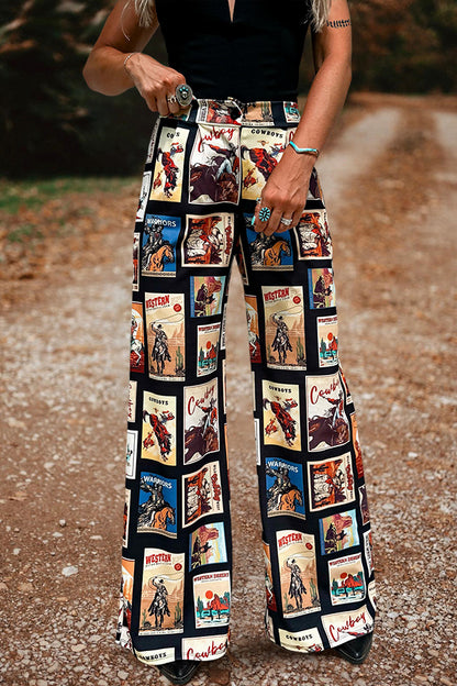 Pretty Cowboys Wide Leg Pants