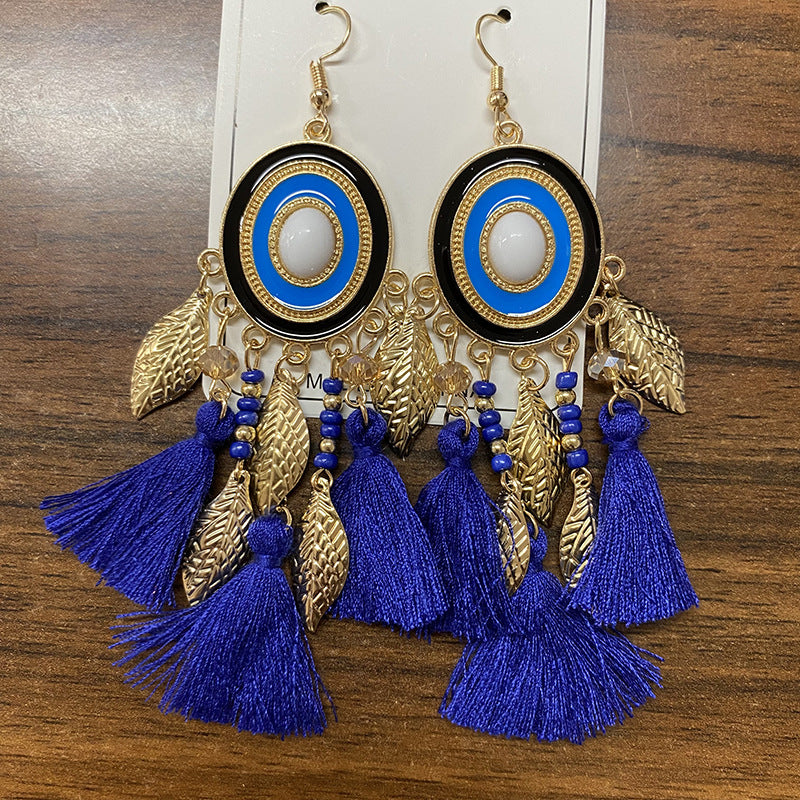 Women's Bohemian Ethnic Style Tassel Earrings