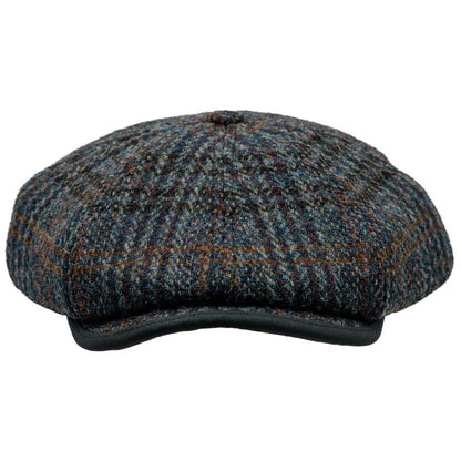 [NEW!]PEAKED CAPS Genuine Scottish Harris Tweed 8 Panels Man Cap Malone