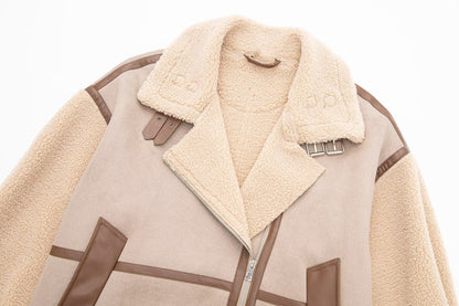 Sienna Shearling Aviator Jacket