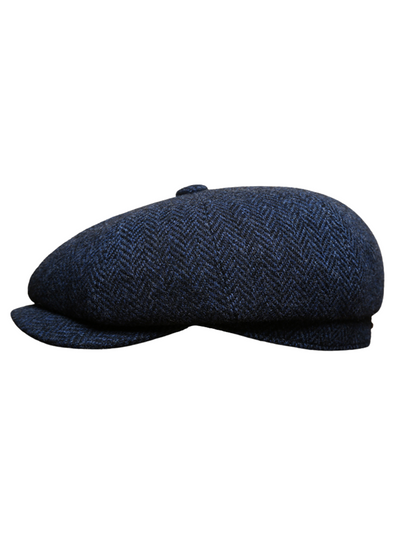 Heritage Wool Tweed Newsboy Hat