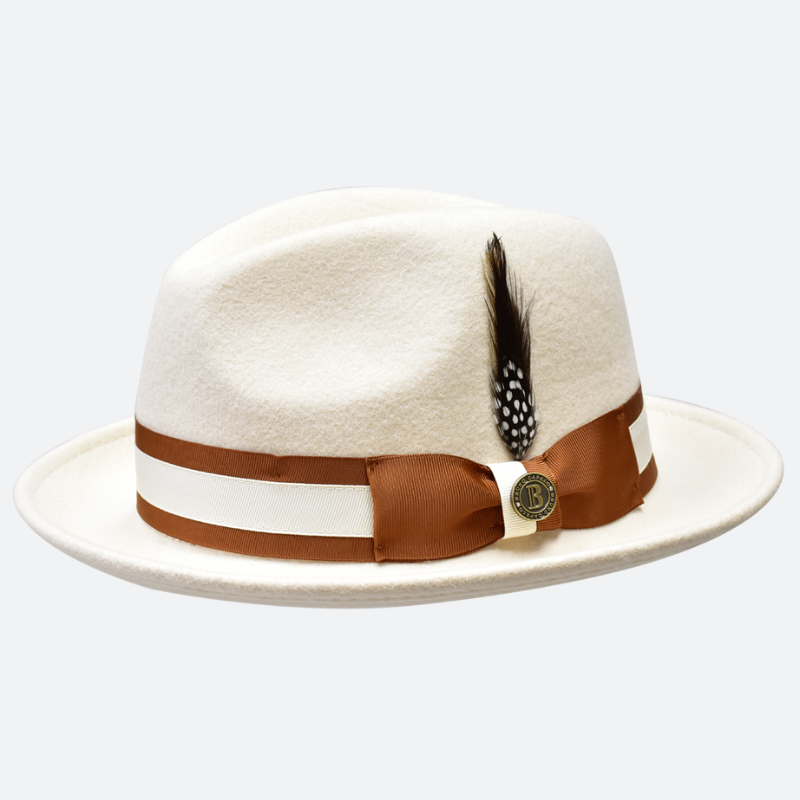 Heritage Classic Fedora Crushable 2-Tone Fedora Hat