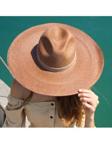 Kenia Fedora Extra Wide Brim-Women handmade Panama Hats