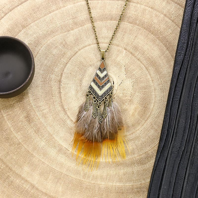 Women's Bohemian Dreamcatcher Pendant Necklace