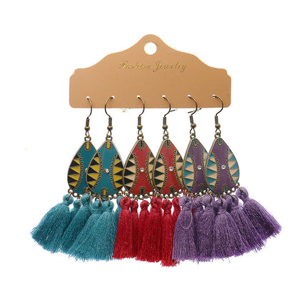 Women's Bohemian Multi-piece Set Earrings