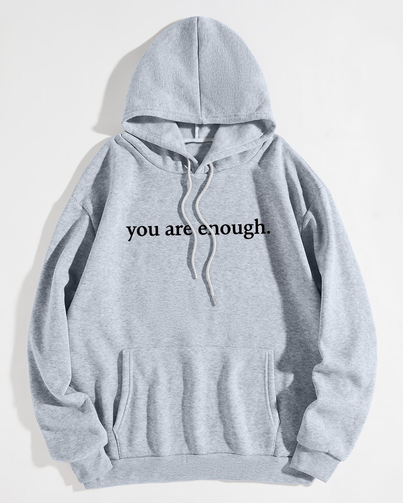 Plain Letter Sweatshirt Hoodie