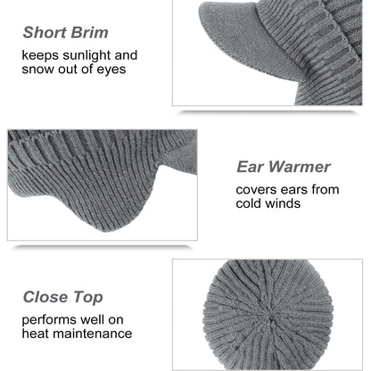 Elastic Warm Ear Protection Knitted Hat☃️