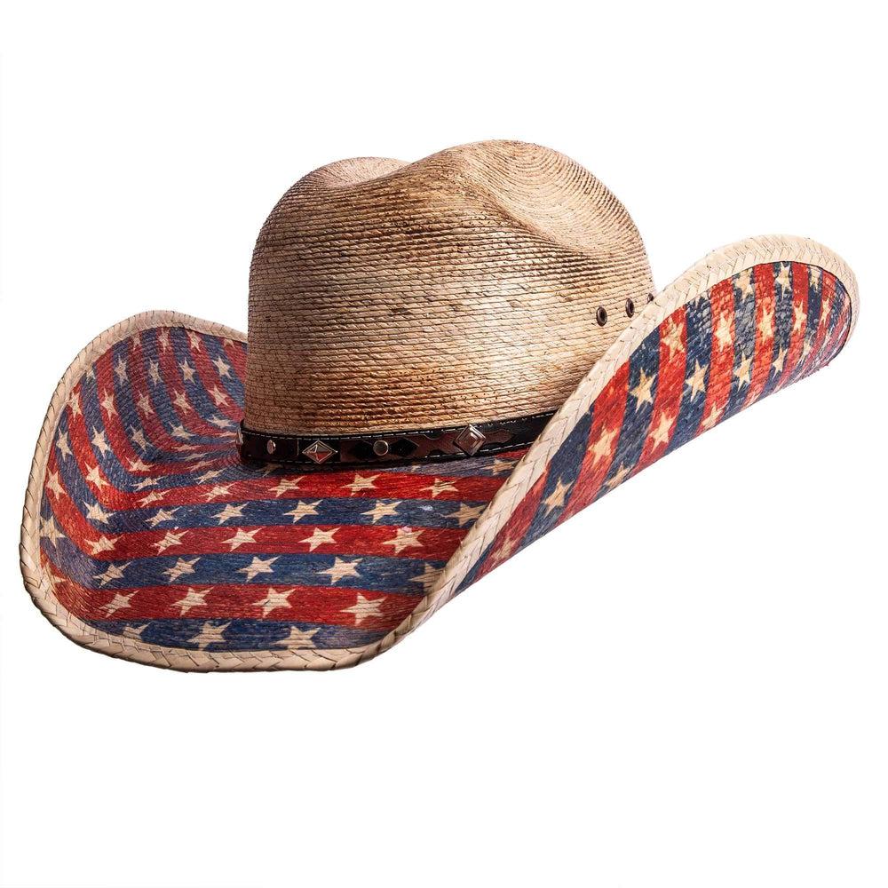 Patriot | Mens Straw Cowboy Hat