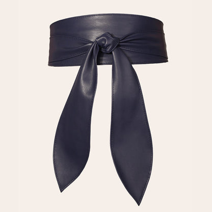 Women's Versatile Elegant Bow Ribbon Extra Long Belt