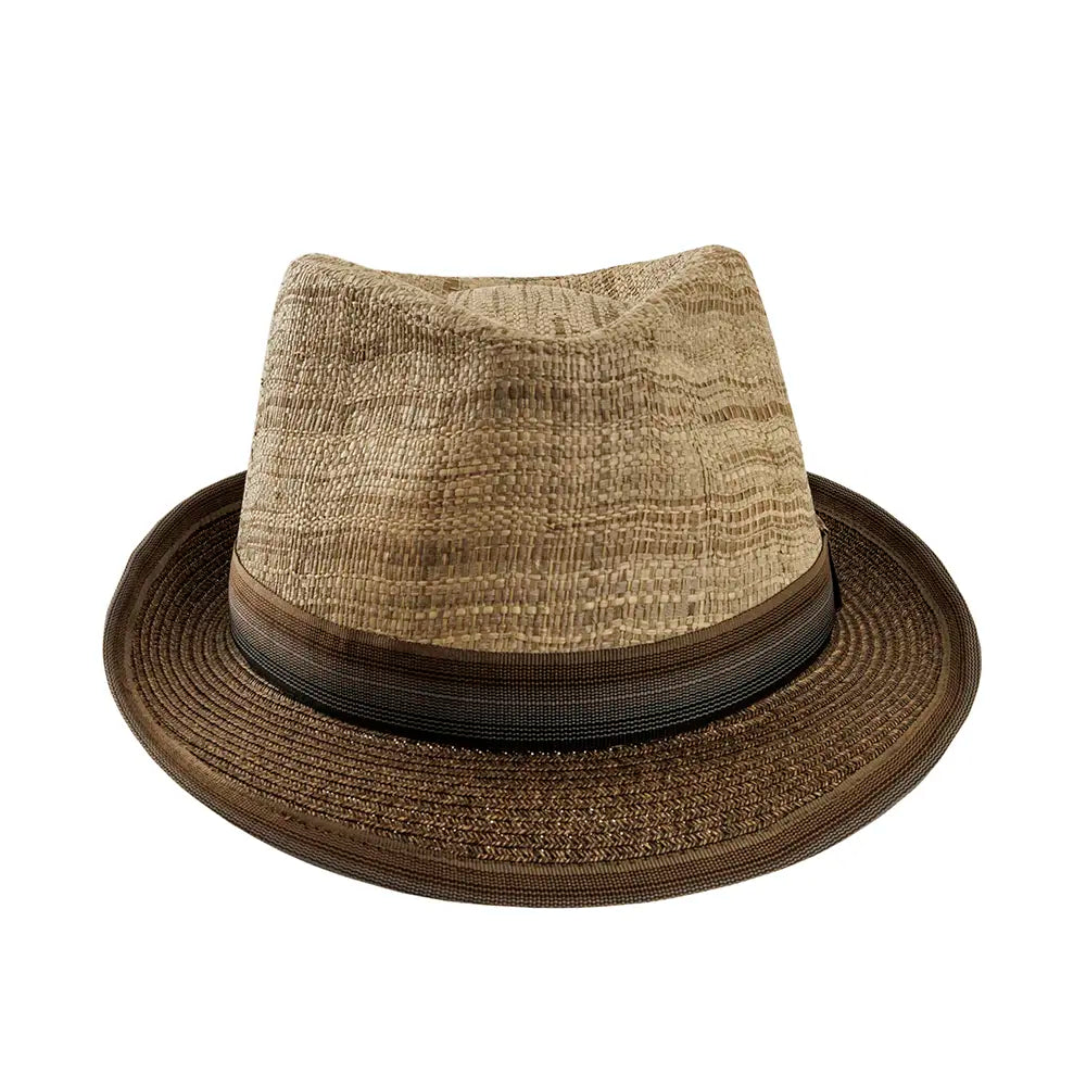 Carmel | Mens Straw Fedora Hat