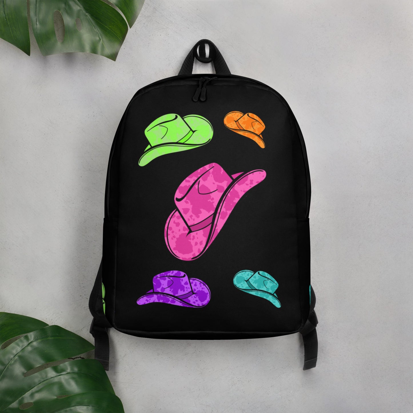 All Neon Hat Minimalist Backpack