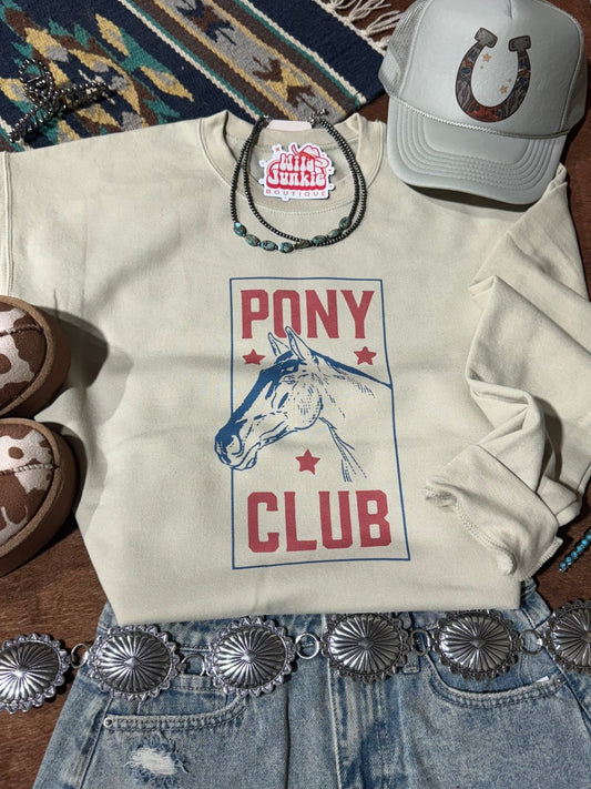 Pony Club Graphic Sweatshirt