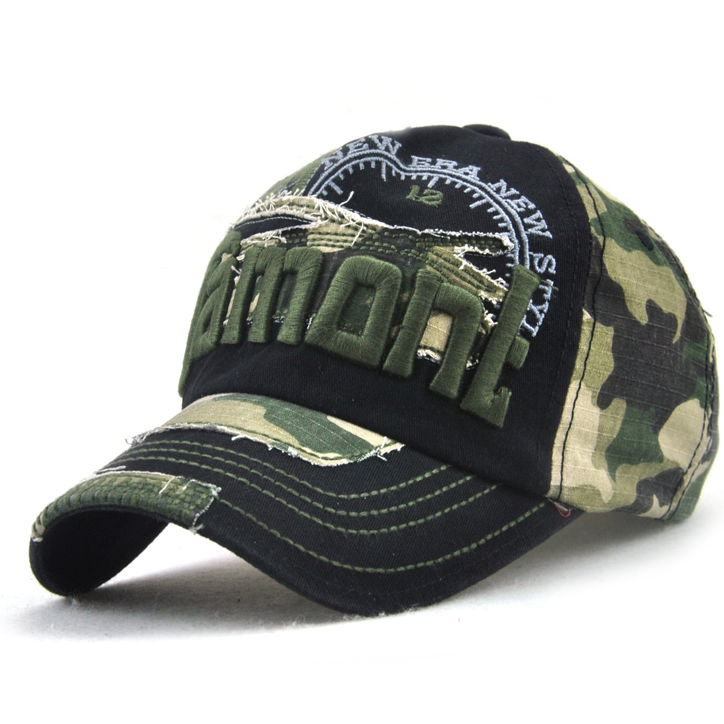 Men & Women Baseball Cap/Camouflage print Outdoor Fitted Hat