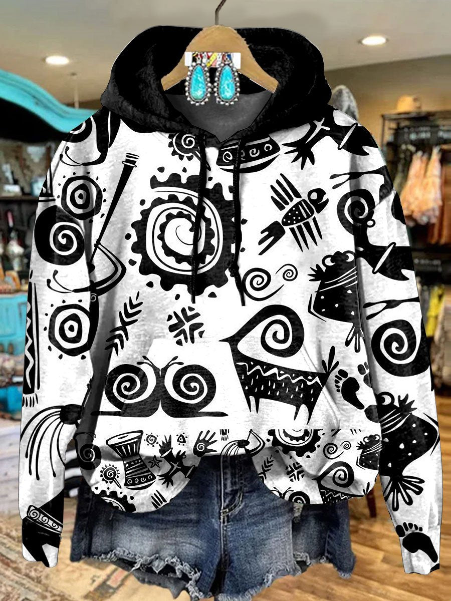 Kokopelli Art Casual Hoodie Sweatshirt