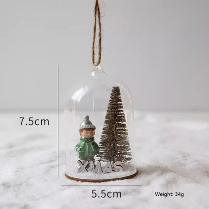 Christmas Luminous Glass Night Light