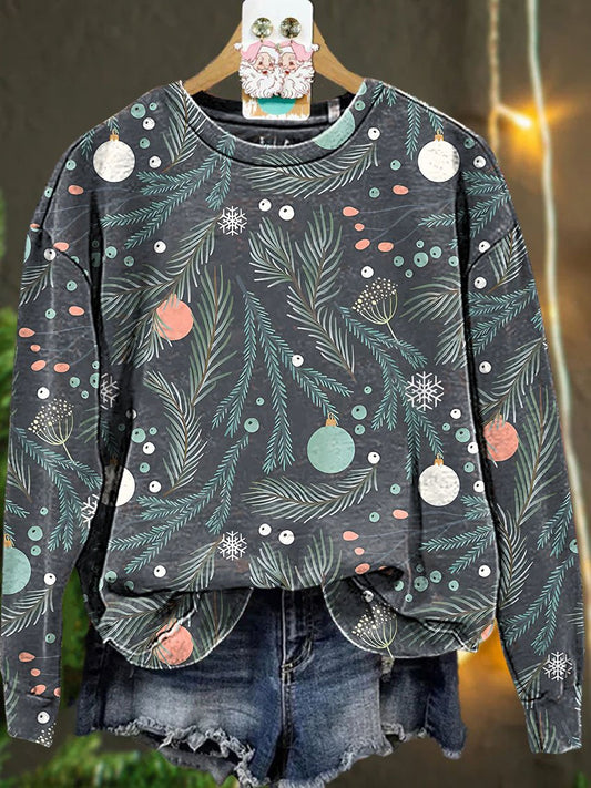 Christmas tree Christmas ball Casual  Sweatshirt