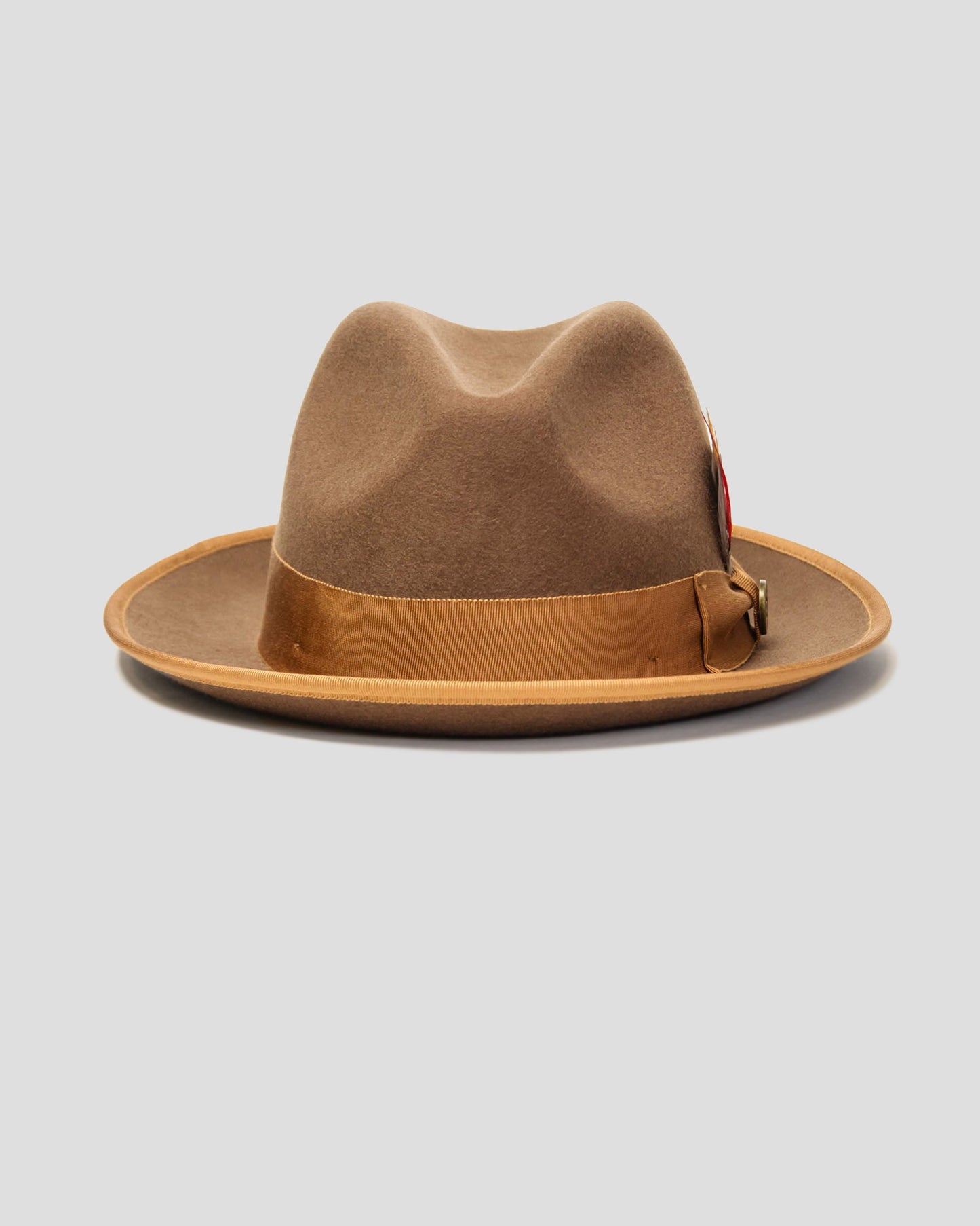 Ronnie Bikary Fedora – Brown[Fast shipping and box packing]