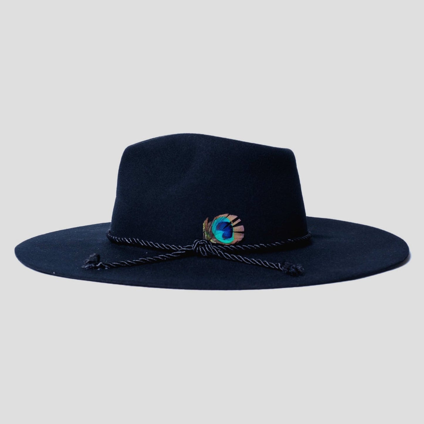 Classic Men's Felt Black Fedora Hat