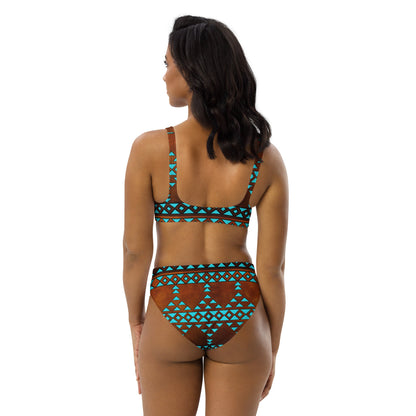 Yeehaw Turquoise Aztec Bikini