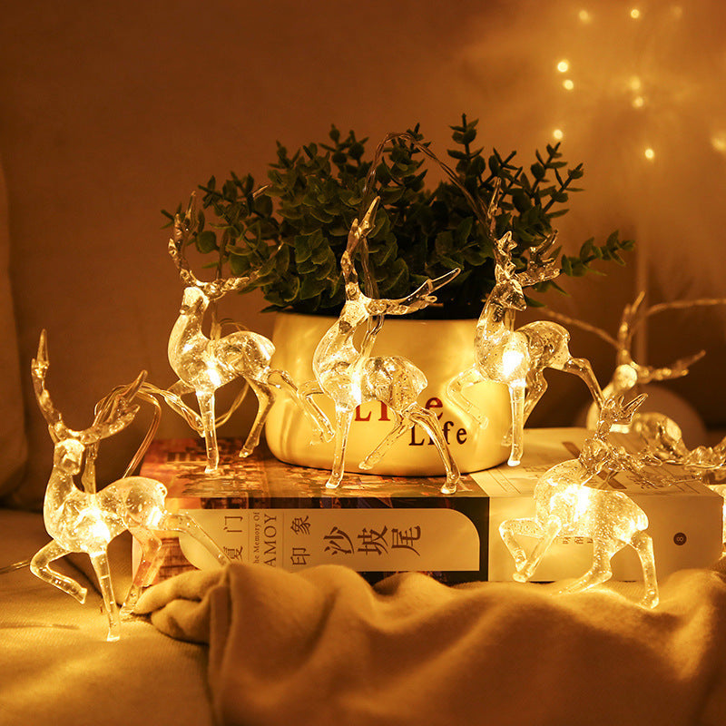 Christmas elk lamp string sika deer modeling lamp