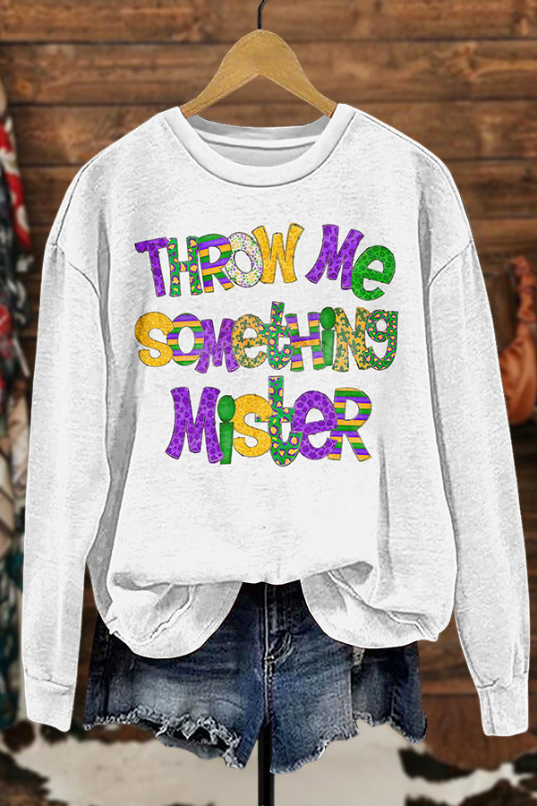 Mardi Gras Doodle Sweatshirt