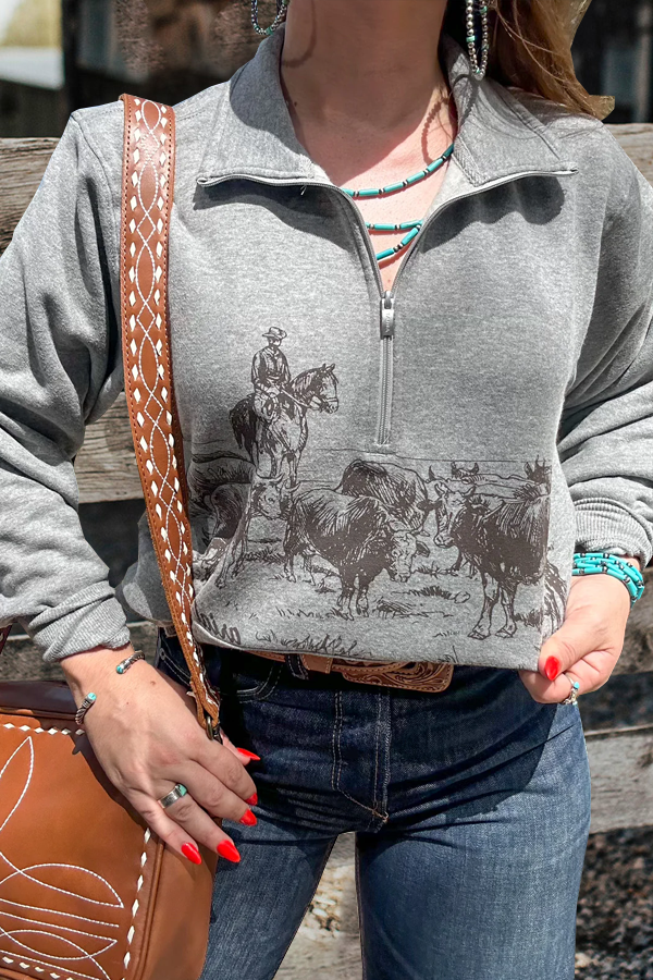 Western Scene Ariat Pullover