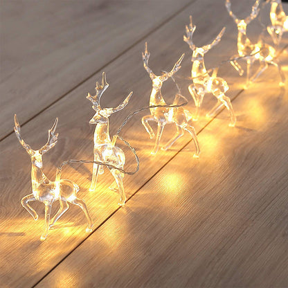 Christmas elk lamp string sika deer modeling lamp