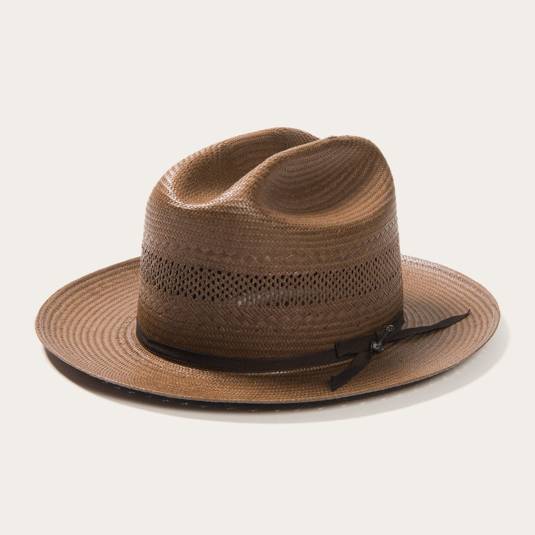 Distinguished Vented Straw Cowboy Hat