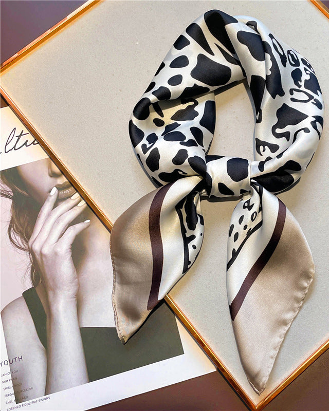 New Leopard Print Women’s Square Scarf