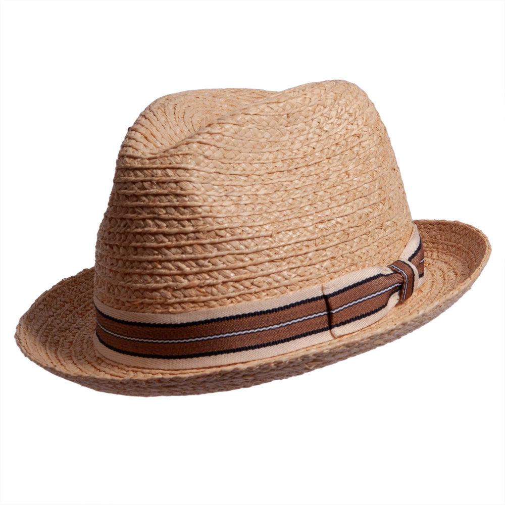 Elias | Mens Straw Fedora Hat