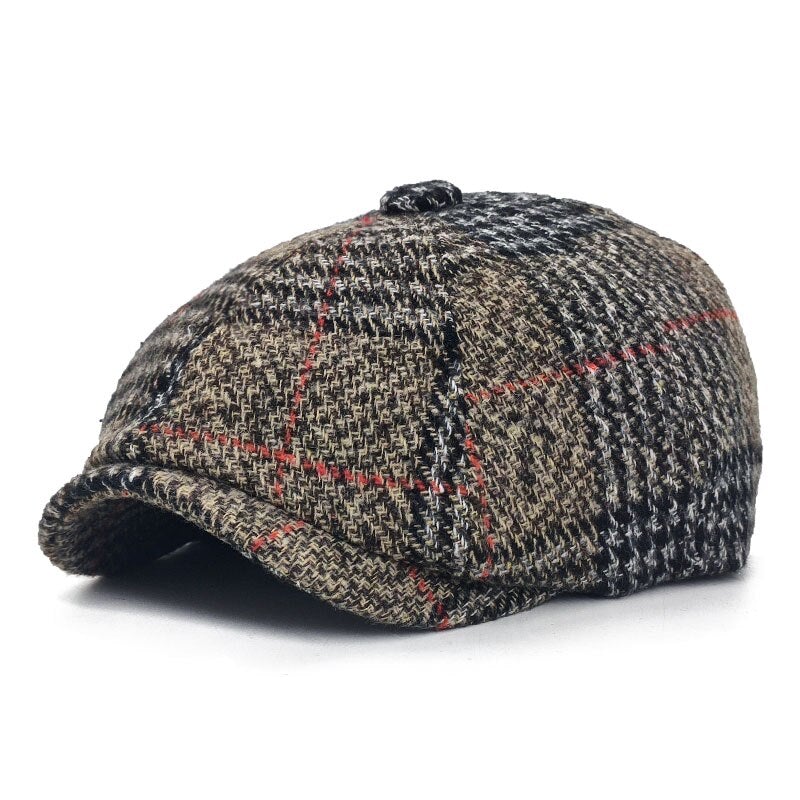 "Landek" Newsboy Wool Cap