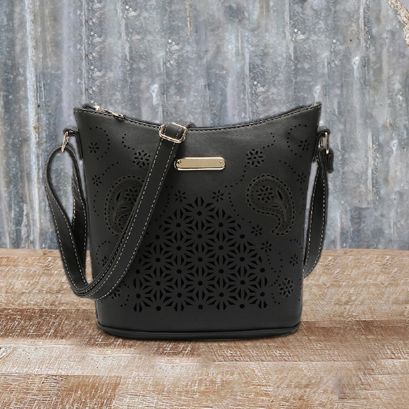 Versatile Hollow Portable Bucket Bag