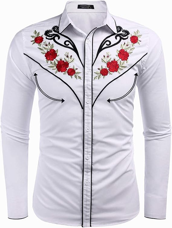 Men's Long Sleeve Cowboy Shirt